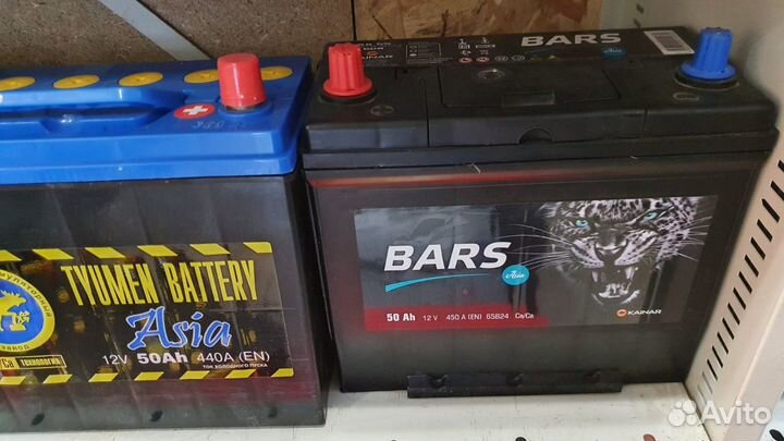 Аккумуляторы Bars Asia 50Ah (450A) п.п.Новые