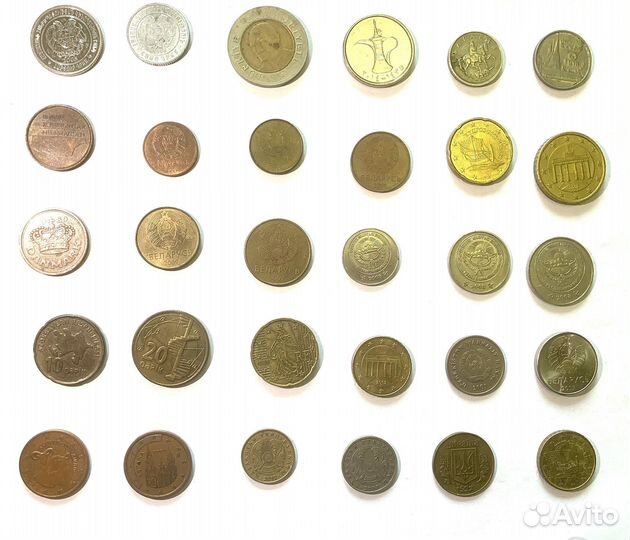 Монеты мира без повторов