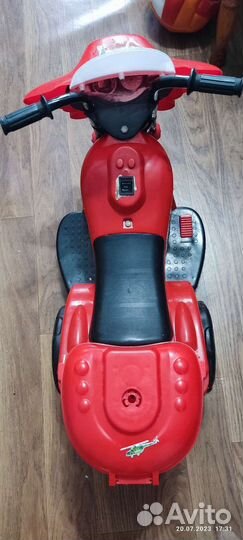 Детский мотоцикл на аккумуляторе бу
