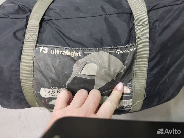 Палатка quechua декатлон t3 3х местная