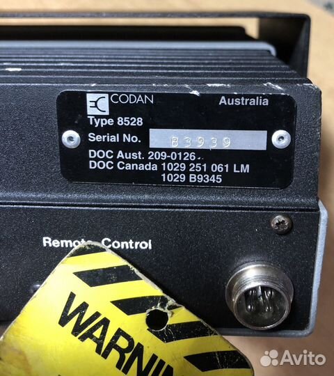 Новый Трансивер codan 8528 ssb