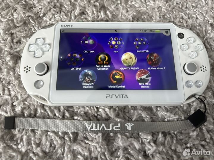 Playstation Vita Slim 128GB White Идеал
