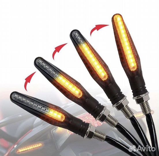 Поворотники на мотоцикл светодиодные