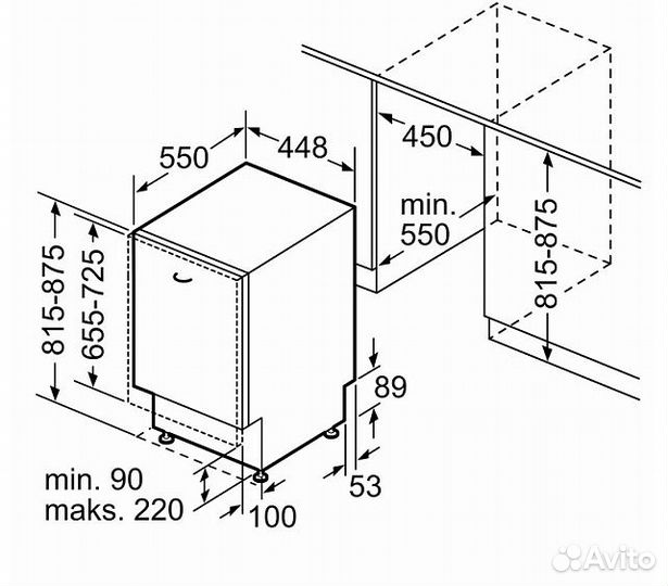 Посудомоечная машина bosch SPV4EMX16E