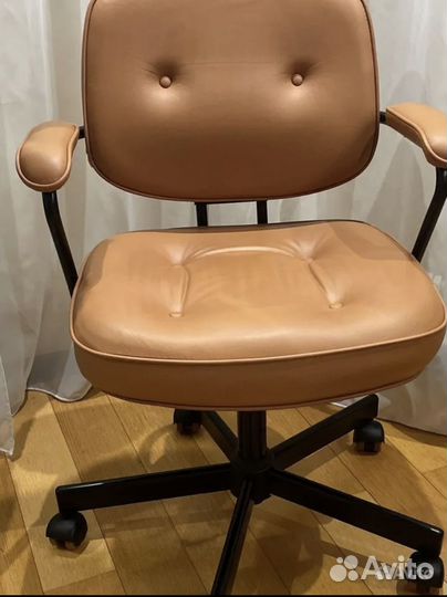 Кожаное кресло IKEA икея икеа alefjäll алефьелль