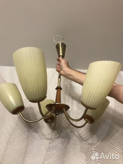 Люстра потолочная ГДР, родом из СССР, винтаж
