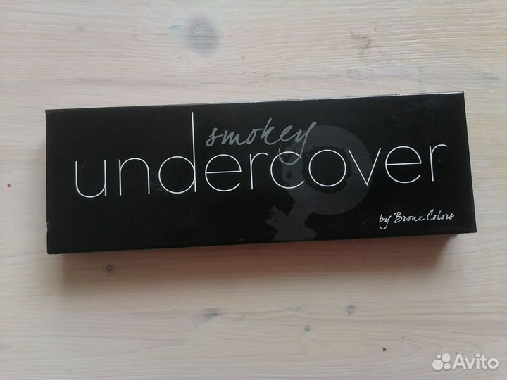 Палетка теней bronx color undercover smokey