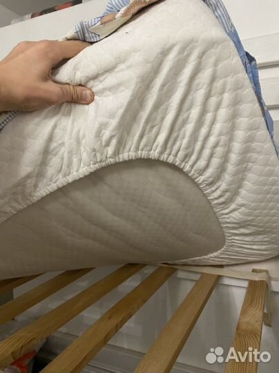 Детская двухярусная кровать с матрасом бу