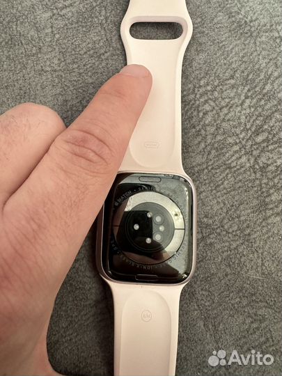 Apple Watch 9 45mm pink идеал