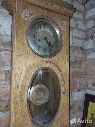 Старинные настенные часы Германия