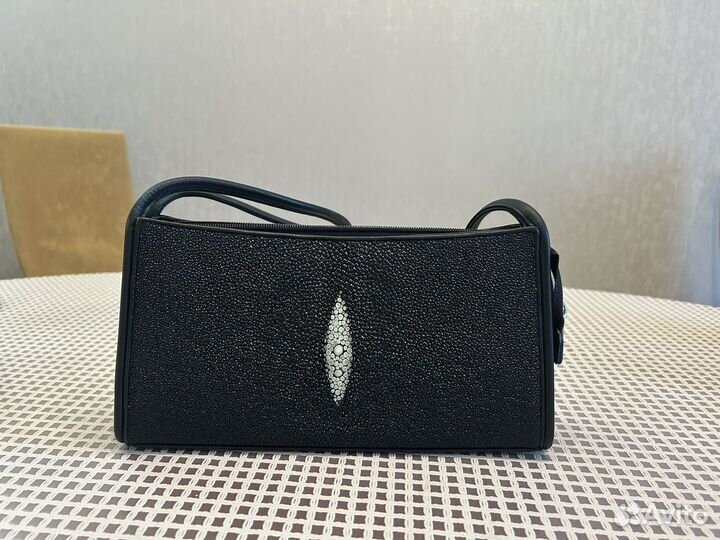 Сумка натуральная кожа ската