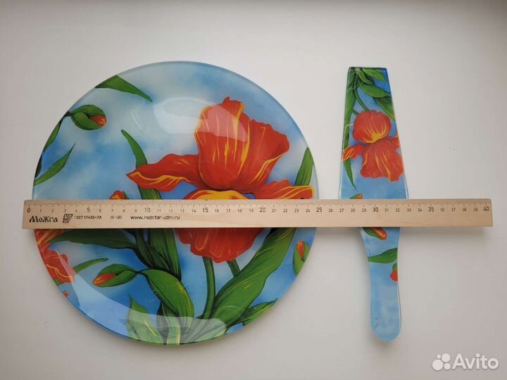 Набор для торта: тарелка и лопатка