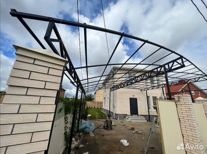 Навесы под ключ / Забор под ключ