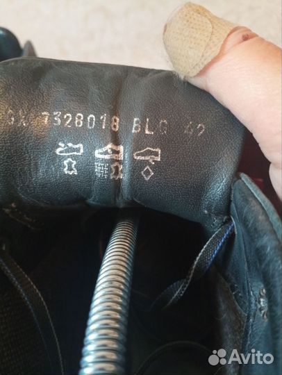 Ботинки муж нат кожа демисезон 41-42р