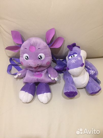 Рюкзак Лунтик и динозавр