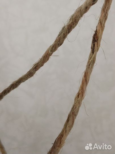 Джут нитки в бобинах, джутовые нитки