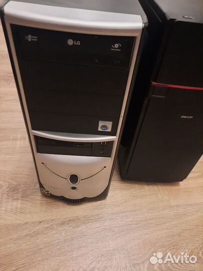 Корпуса от компьютеров отдам с деталями