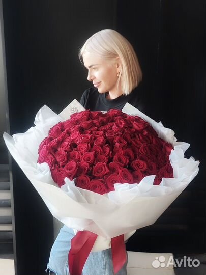 Букеты из 101 розы