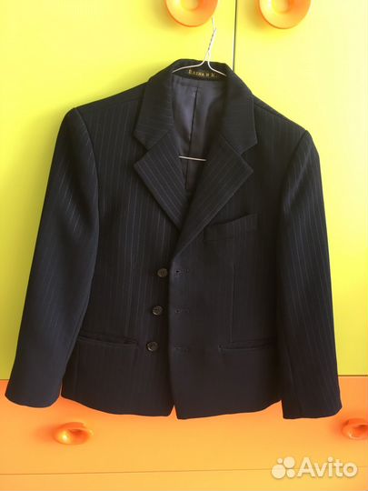 Школьный костюм для мальчика 122 128 синий