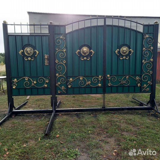 Ворота кованые