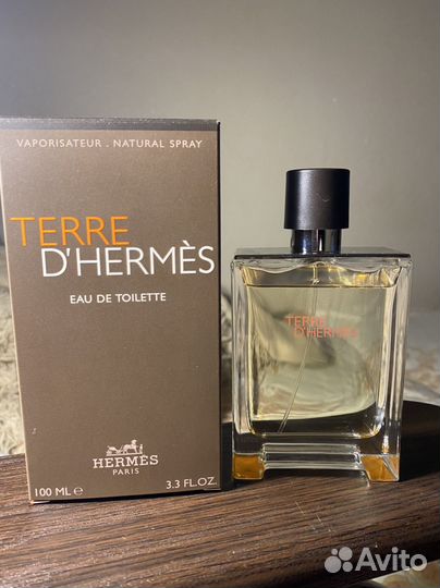 Туалетная вода terre D'hermes 100 ml оригинал