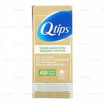 Q-tips, Organic Cotton Swabs, 400 Swabs