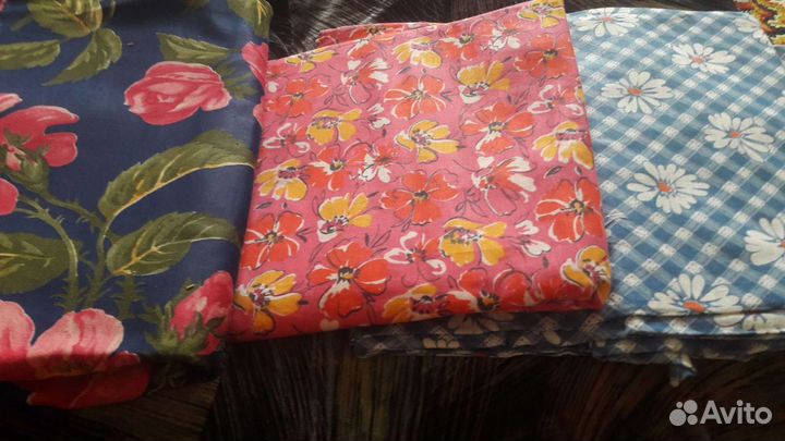 Отрез ткани хлопок СССР