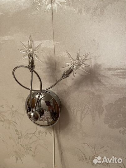 Люстра потолочная и бра с лампочками с цоколем G4