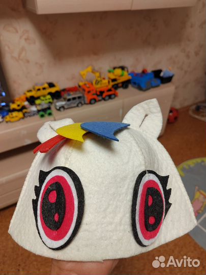 Детская шапка для бани новая