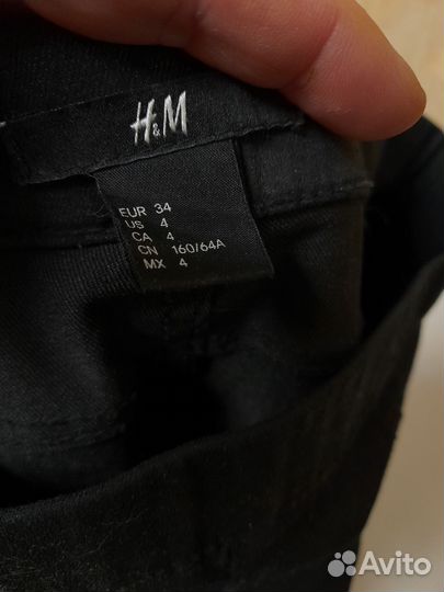 Леггинсы имитация кожи H&M, 42 размер