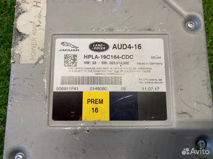 Усилитель Land Rover Range Rover Sport L494 448DT