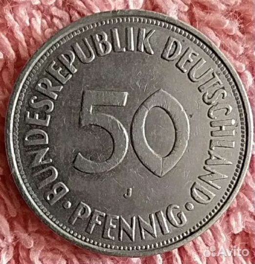 50 pfennig bundesrespublik Deutschland 1974