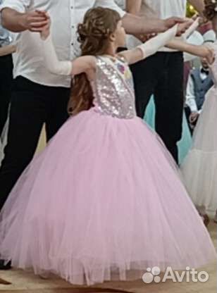 Платье на выпускной в детский сад 116-122