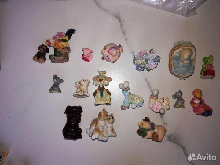 Фигурки керамические И пластиковые
