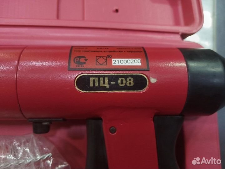 Монтажный однозарядный пистолет мисом пц-08