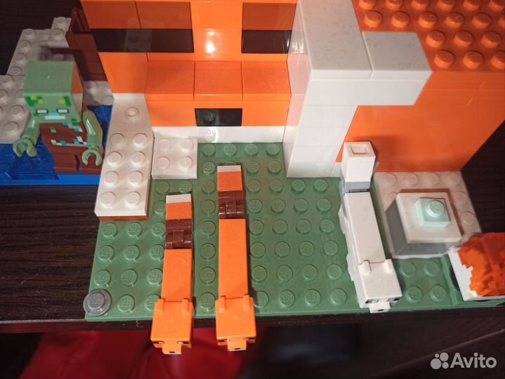 Lego minecraft деревня