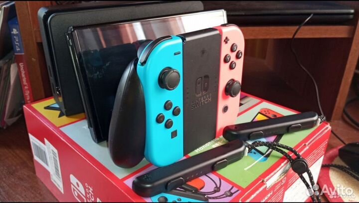 Nintendo switch oled прошитая + 256Gb Samsung