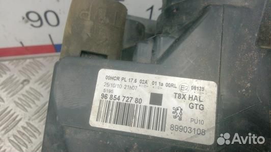 Фара левая peugeot 5008 (EEA12MR01)