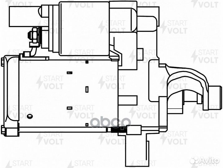 Стартер 1.2kw Audi A4/A5/Q5 1.4TFSi/2.0TFSi 15