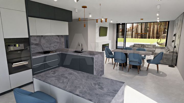 Дом 100м² на участке 6сот