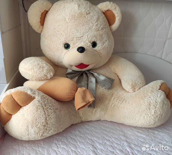 Плюшевый медведь большого размера б/у