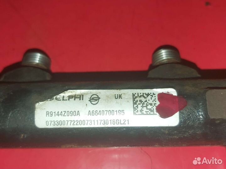 Топливная рампа рейка SsangYong Actyon Kyron D20D