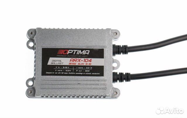 Блок розжига Optima ARX-104 Base Slim 9-16V 35W