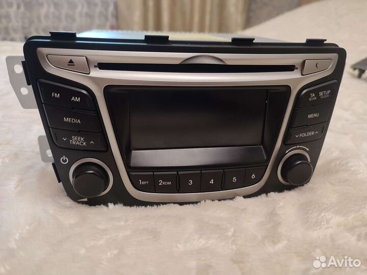 Автомагнитола штатная hyundai solaris