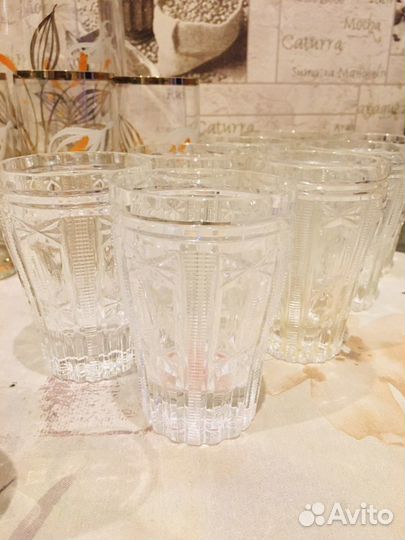 Хрустальные бокалы,рюмки,стопки,ссср