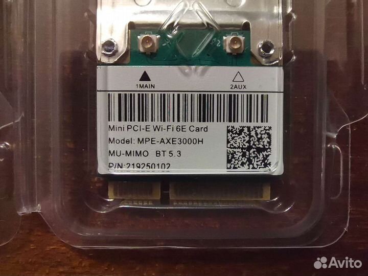 Сетевая карта wifi6e+Bluetooth5.3 Mini PCI-E