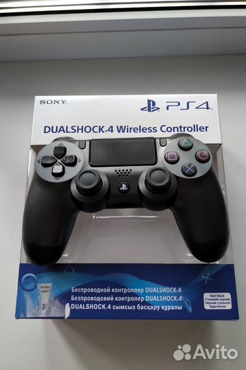 Dualshock 4 v.2 steel black (оригинальный)