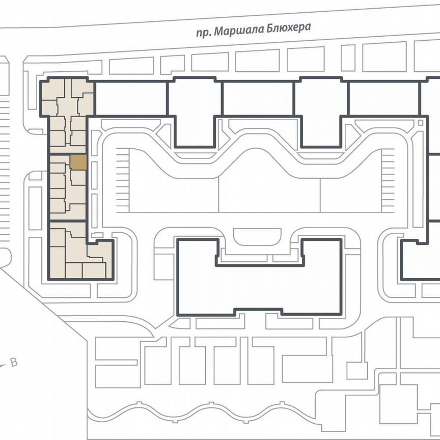 1-к. квартира, 38,9 м², 6/10 эт.