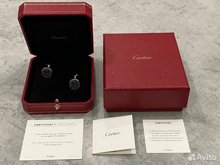 Cartier запонки