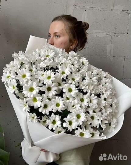 Букет из хризантем. Доставка цветов